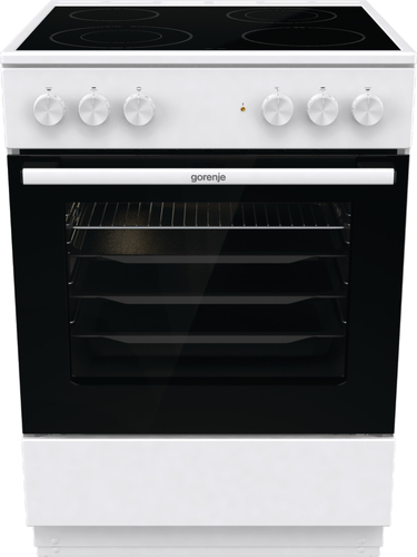 Gorenje GEC6A60WB cooker Freestanding cooker Electric Ceramic hob White
