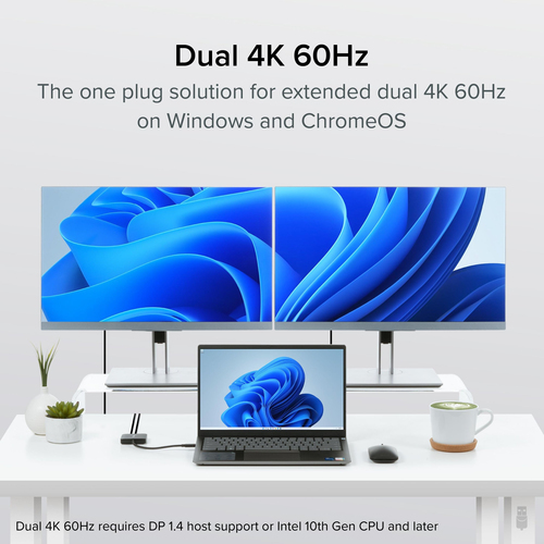 Plugable Technologies USB C to HDMI Adapter for Dual Monitors 4K – image 2