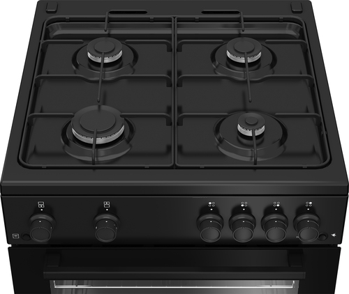 Beko Pro FDG6201K 60 cm Gas Cooker - Black, White - image 4