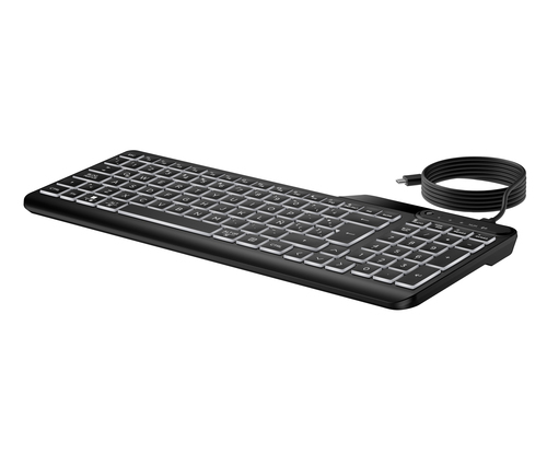 HP Inc. Klawiatura 405 Multi-Device podświetlana przewodowa  7N7C1AA