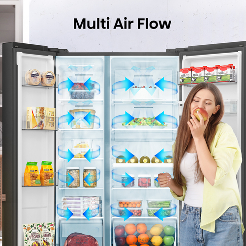 Hisense RS840N4WFE side-by-side refrigerator Freestanding – image 8
