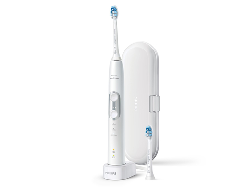 Philips Sonicare HX6877/17 electric toothbrush Adult Sonic toothbrush Silver, White