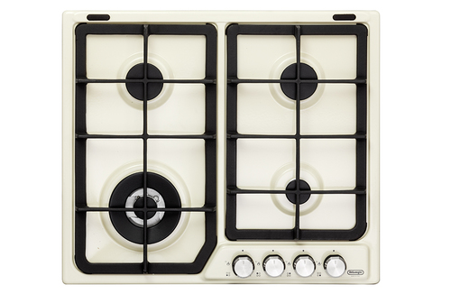 De’Longhi PFC 46 GH варочная поверхность Кремовый Встроенный 58 cm Газовый 4 зона(ы)