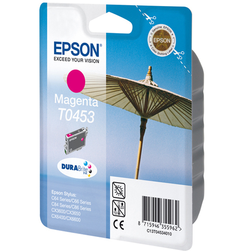 Epson T0453 Magenta DURABrite Ink Cartridge (Parasol)
