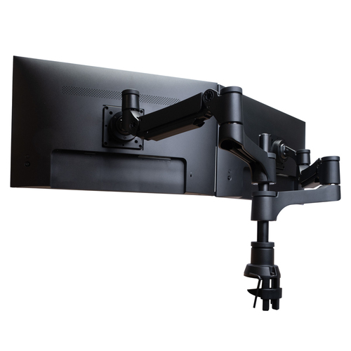 R-Go Tools R-Go Dubbele monitorarm Caparo (gasvering), afbeelding 2