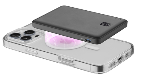 Cellularline Power Bank Magsafe 5000 5000 mAh Беспроводная зарядка Черный