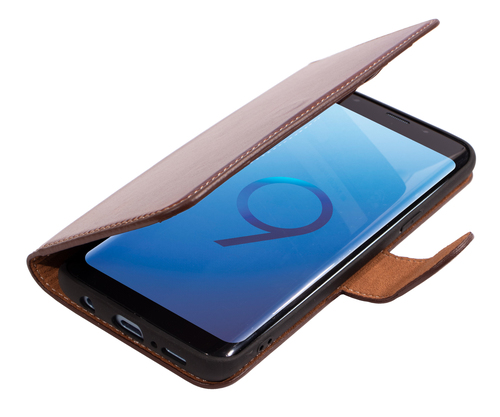 Mobiparts Excellent Wallet Case 2.0 Samsung Galaxy S9 Oaked Cognac – image 5