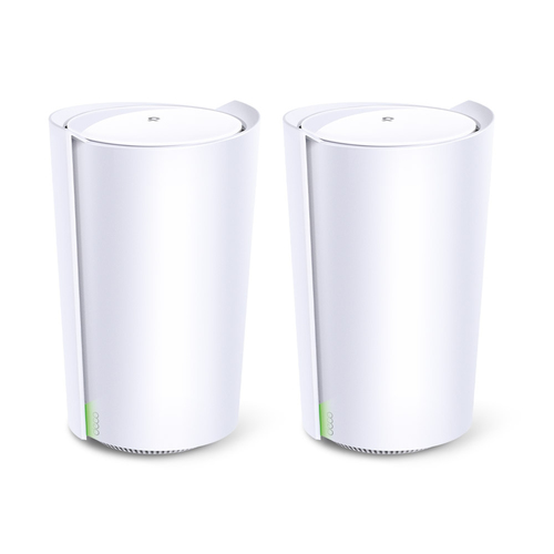 TP-Link Deco X90 (2-pack) Трехдиапазонный (2,4 ГГц/5Ггц/5ГГц) Wi-Fi 6 (802.11ax) Белый Внутренний