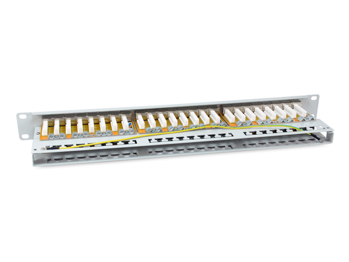 Equip Patchpanel 48x RJ45 Cat6A 19" FTP 1HE Premium helder grijs, afbeelding 4