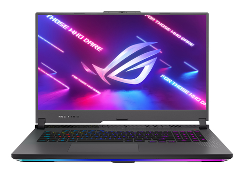 ASUS ROG Strix G17 G713PV-HX198W AMD Ryzen™ 9 7940HX Ноутбук 43,9 cm (17.3") Full HD 16 GB DDR5-SDRAM 1 TB Твердотельный накопитель (SSD) NVIDIA GeForce RTX 4060 Wi-Fi 6E (802.11ax) Windows 11 Home Черный, Серый QWERTZ Немецкий