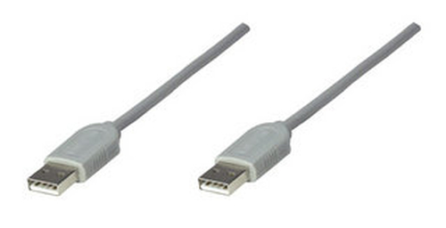 Manhattan 317887 cable USB 1,8 m USB A Gris imagen 1