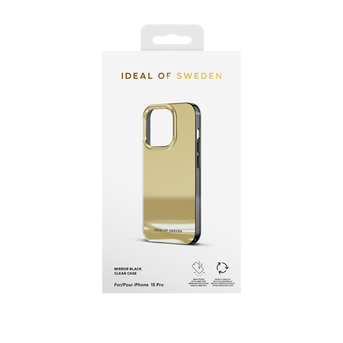 iDeal of Sweden Mirror Case iPhone 15 Pro Mirror Gold – image 3