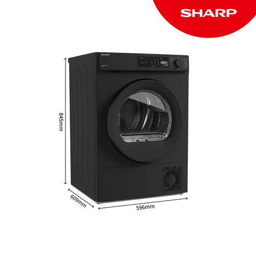 Sharp KD-NHA0S6GM1D-EN tumble dryer Freestanding Front-load – image 2