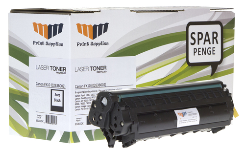 MM Black Laser Toner - Canon FX-10 (0263B002) - For Canon FAX L / ImageClass / MF / PC D