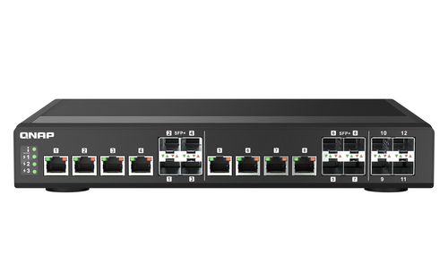 QNAP QSW-IM1200-8C сетевой коммутатор Управляемый L2 Черный