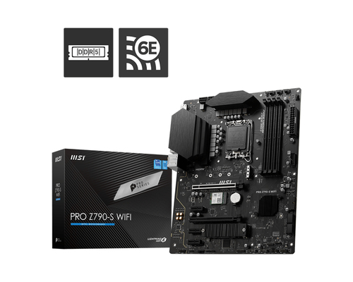 Motherboard MSI PRO Z790-S WIFI Tarjeta Madre MSI PRO Z790-S WIFI Intel Z790 Compatible Con Procesadores Intel Core De 14.ª 13.ª Y 12.ª Generación Procesadores Intel Pentium Gold - Msi