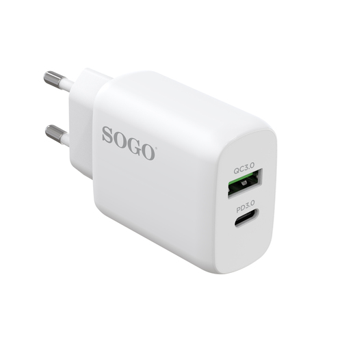 Sogo ADT-SS-18715 mobile device charger Universal White AC Fast charging Indoor