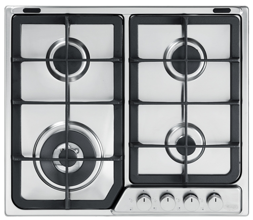 De’Longhi TAF 46 PRO варочная поверхность Нержавеющая сталь Встроенный 58 cm Газовый 4 зона(ы)