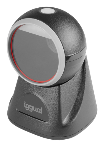 iggual L2DUSB-S-AX Fixed bar code reader 1D/2D CMOS Black – image 2