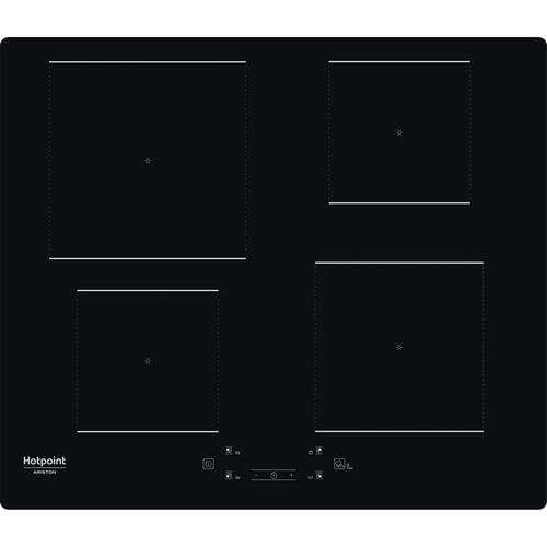 Hotpoint HQ 5660S NE Черный Встроенный 59 cm Плита с зонами индукции 4 зона(ы)