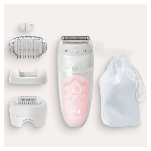 Braun Silk-épil 5 81706335 epilator 28 tweezers White, Pink – image 5