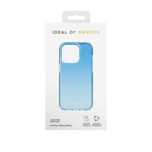 iDeal of Sweden Clear Case iPhone 14 Pro Light Blue – image 3