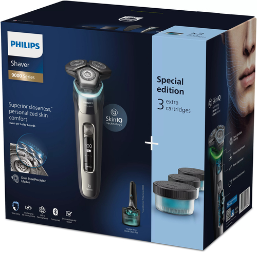 Philips SHAVER Series 9000 S9974/63 Wet & Dry electric shaver with SkinIQ – image 3