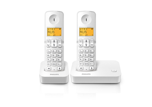 Philips D2002W/KR telephone DECT telephone Caller ID White – image 2