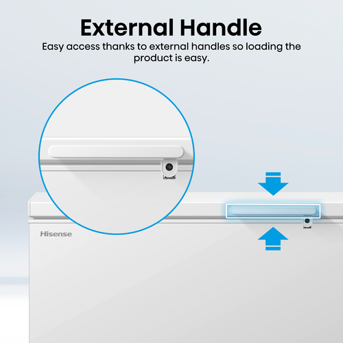 Hisense FC650D4AWLYE freezer Freestanding – image 5