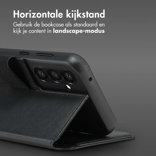 Accezz Leather Bookcase 2-in-1 met MagSafe Samsung Galaxy S24 Plus - Onyx Black, afbeelding 9