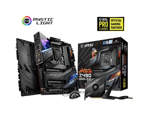MSI MEG Z490 GODLIKE материнская плата Intel Z490 LGA 1200 (Socket H5) Расширенный ATX