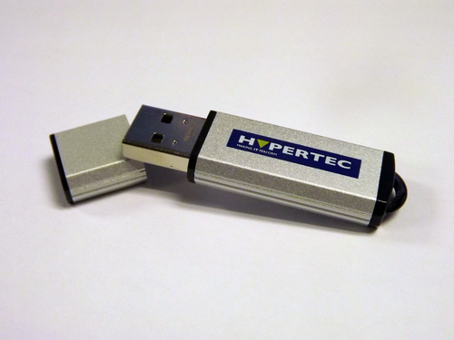 Hypertec AES Lock USB2.0 Encrypted Flash Drive 1GB