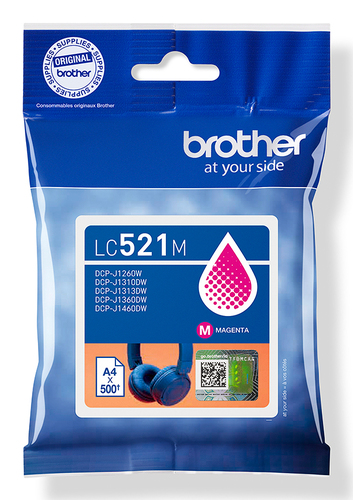 BrotherLC521MMagentInkCart500pages - image 1