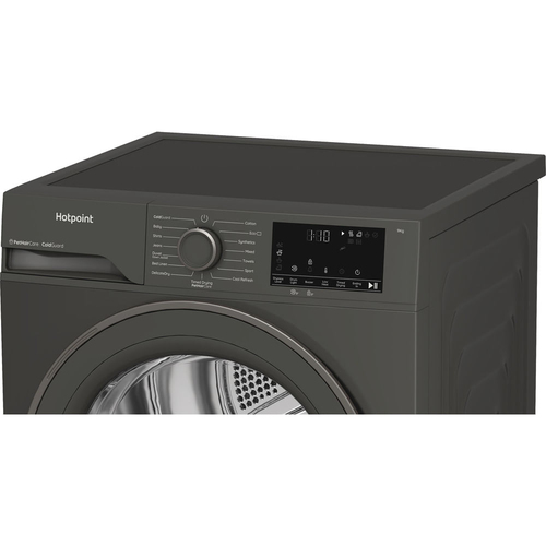 Hotpoint CHD93MGGUK 9kg Heat Pump Condenser Dryer in Manhattan Grey A - image 4