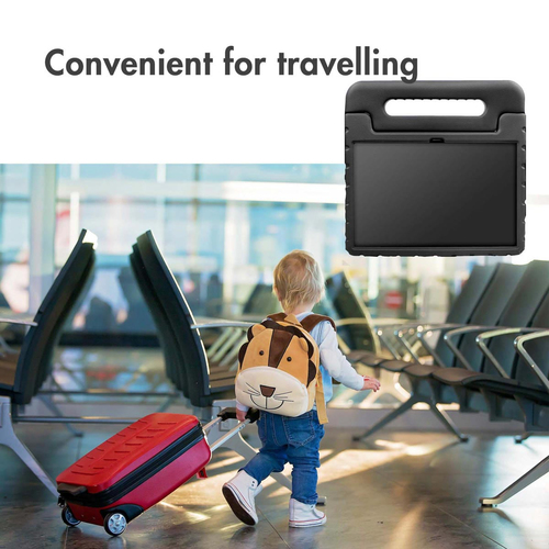 Accezz Kidsproof Backcover met handvat voor Lenovo Tab M10 Plus Tablethoesje Zwart, afbeelding 4