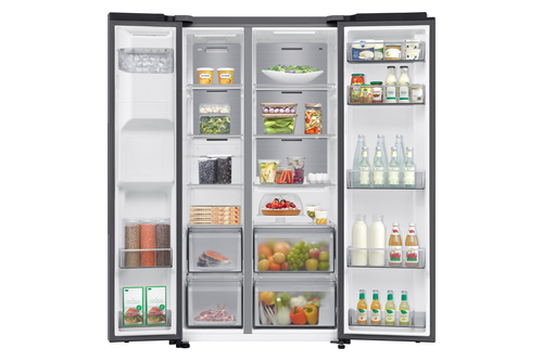 Samsung RS70F64KETEU AI Series 6 American Fridge Freezer in Silver wit - image 2