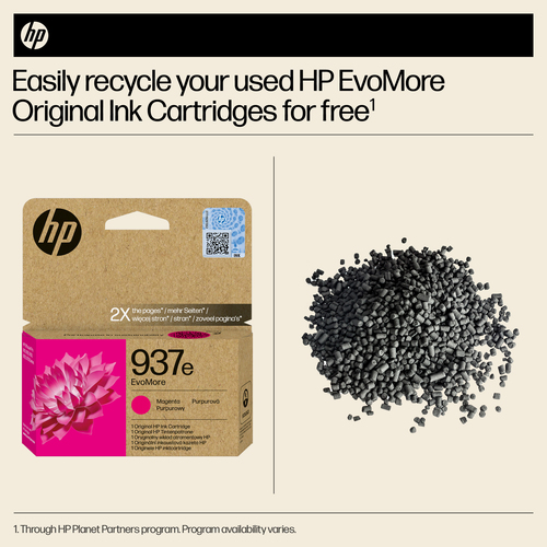 HP 937E EvoMore Original Ink Cartridge High Yield Magenta 4S6W7NE - image 4
