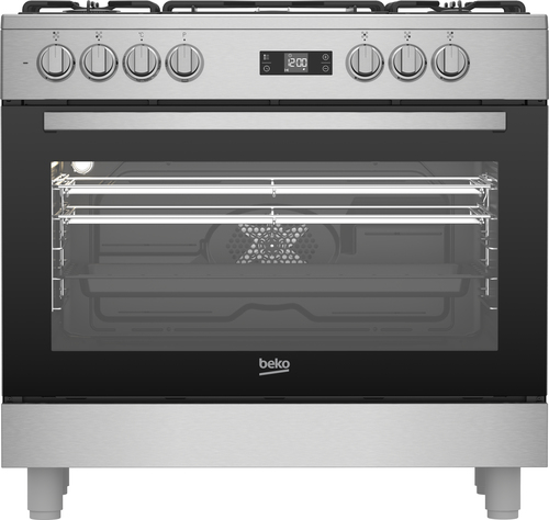 Beko GF15320DXNS cooker Range cooker Electric Gas Stainless steel
