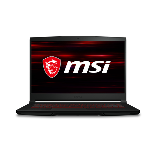 MSI Gaming GF63 11UC-1215NL Thin Intel® Core™ i5 i5-11400H Ноутбук 39,6 cm (15.6") Full HD 16 GB DDR4-SDRAM 512 GB Твердотельный накопитель (SSD) NVIDIA GeForce RTX 3050 Max-Q Wi-Fi 6 (802.11ax) Windows 11 Черный