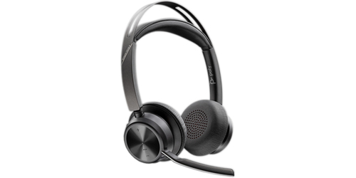 Poly Voyager Focus 2 USB-C-C Headset +USB-C/A Adapter +Charging Stand - image 2