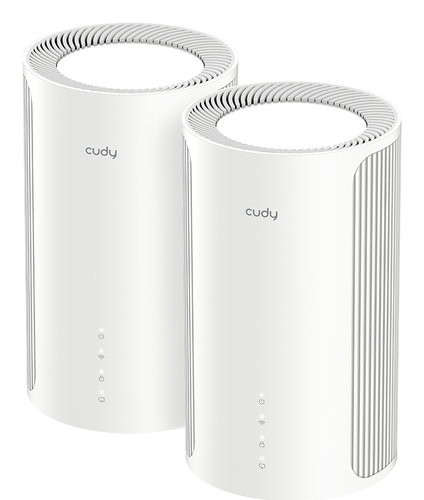 Cudy BE6500 2.5G Mesh Wi-Fi 7 System, M6500 1.0, 2-Pack Двухдиапазонный (2,4Ггц/5Ггц) Wi-Fi 7 (802.11be) Белый 4 Внутренний