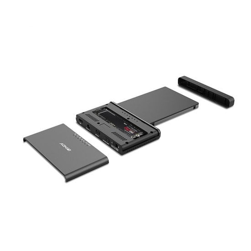 Lindy 43359 base de conexión para disco duro USB 3.2 Gen 2 (3.1 Gen 2) Type-C Negro