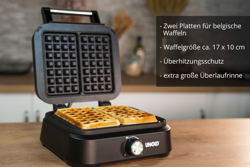 Unold Belgian Waffle Iron Brussels – image 2