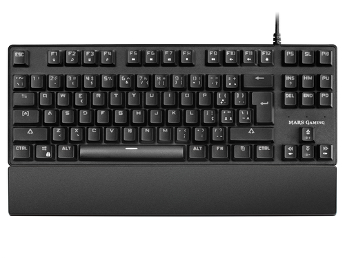Mars Gaming MKXTKLRPT Ultra-compact Mechanical Keyboard TKL RGB Wrist rest Switch OUTEMU SQ Red Portuguese Language – image 2