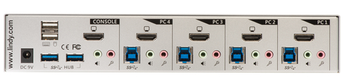 Lindy 39311 KVM switch Grey – image 2