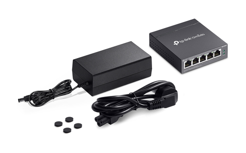 TP-Link Omada DS105GP network switch Unmanaged Gigabit Ethernet (10/100/1000) Power over Ethernet (PoE) Black – image 6