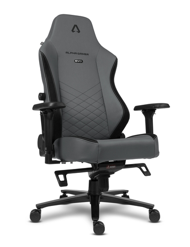 Alpha Gamer Alegra EVO Silla para videojuegos universal Asiento acolchado Gris