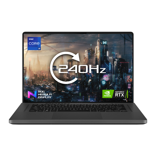 ASUS ROG Zephyrus G16 GU603VI-N4020W Intel® Core™ i9 i9-13900H Ноутбук 40,6 cm (16") WQXGA 32 GB DDR4-SDRAM 1 TB Твердотельный накопитель (SSD) NVIDIA GeForce RTX 4070 Wi-Fi 6E (802.11ax) Windows 11 Home Черный, Серый