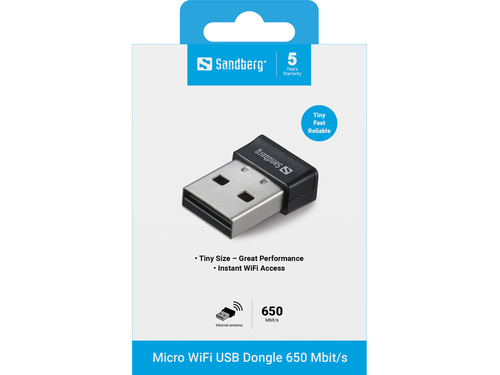 Micro Wifi Dongle 650 Mbit/s, afbeelding 5
