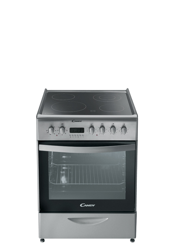 Candy CVM6724PX Electric Ceramic hob Stainless steel